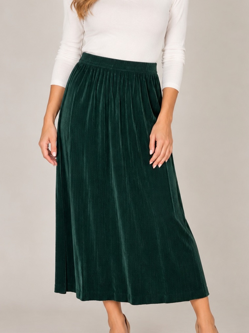 Vintage Coin Green Skirt